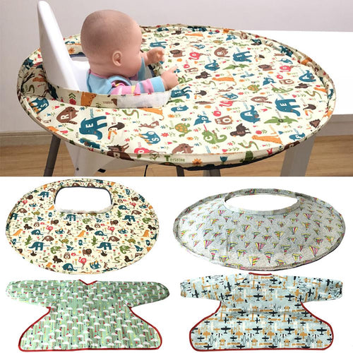 4 Types Foldable Kids Dining Chair Cover Portable Eating Mats Dining Chair Tray Anti-food Drop Baby Feeding Accessories