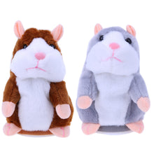 Load image into Gallery viewer, Kids Hamster Plush Speak Sound Toys Baby Electronic Pets Cute Plush Dolls Sound Record Speaking Hamster Talking Toys Xmas Gifts