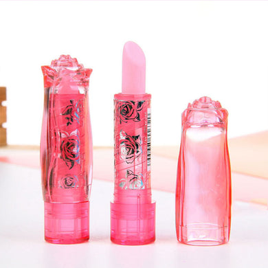 Novelty Lipstick Erasers Girls Rose Shape Pencil Rubber Eraser for Kids Prizes Toy Office Eraser School Supply Korean Stationery
