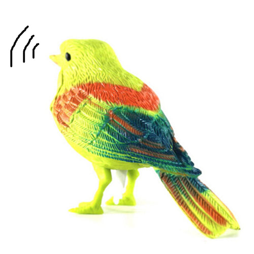 Voice Control Music Bird Toy Simulation Cute Sing Song Bird Toy Doll 2019 Funny Electronic Pet Cage Decoration Toys Morning Bird