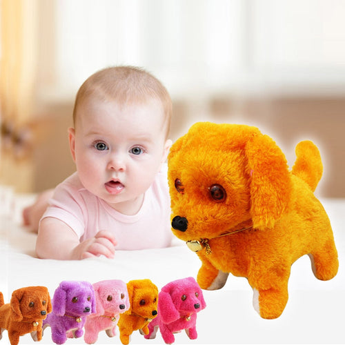 Pet Dog Toy New Robotic Cute Animal Electronic Walking Dog Puppy Kids Toy With Music Light Baby Girls Birthday 2019