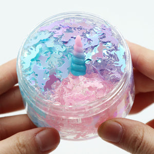 AFDSWG jumbo squishy 60ml  Crystal Mud Magical Horse Slim slow rising squishy‘s jumbo squishy slow rising ,antistress kids