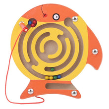 Load image into Gallery viewer, Children&#39;s magnetic maze toy children&#39;s wooden puzzle game toys children early education brain teasers wooden toys puzzle board