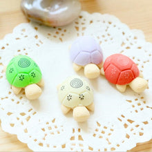 Load image into Gallery viewer, 2pcs/lot Kawaii Cartoon Turtle Flower Milk Bottle Banana Eraser Student Gift School Rewards Toys Office Stationery Eraser Supply