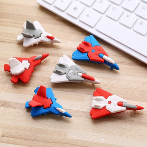 1Pcs Cute Designer Students Pen Shape Eraser Rubber Stationery Kid Gift Toy School Supplies 4 Colors Free Shipping  0716