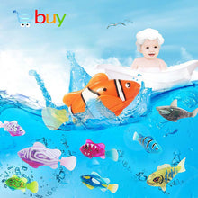 Load image into Gallery viewer, Flash Swimming Electronic Pet Fish Bath Toys for Children Kids Bathtub Battery Powered Swim Robotic for Fishing Tank Decoration