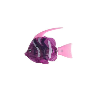 Flash Swimming Electronic Pet Fish Bath Toys for Children Kids Bathtub Battery Powered Swim Robotic for Fishing Tank Decoration