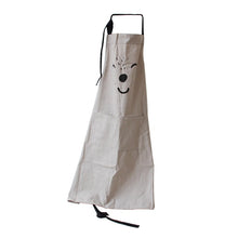 Load image into Gallery viewer, Parent-Child Waterproof Animal Print Cotton Linen Kitchen Cooking Bib Apron Sleeveless Anti-oil Waist Kitchen Cooking Accessory