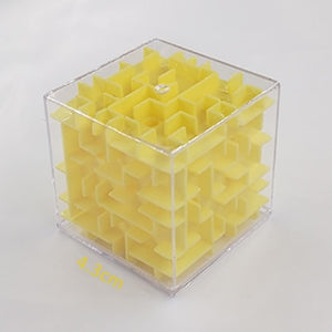 UainCube 3D Cube Puzzle Maze Toy Hand Game Case Box Fun Brain Game Challenge Fidget Toys Balance Educational Toys for children